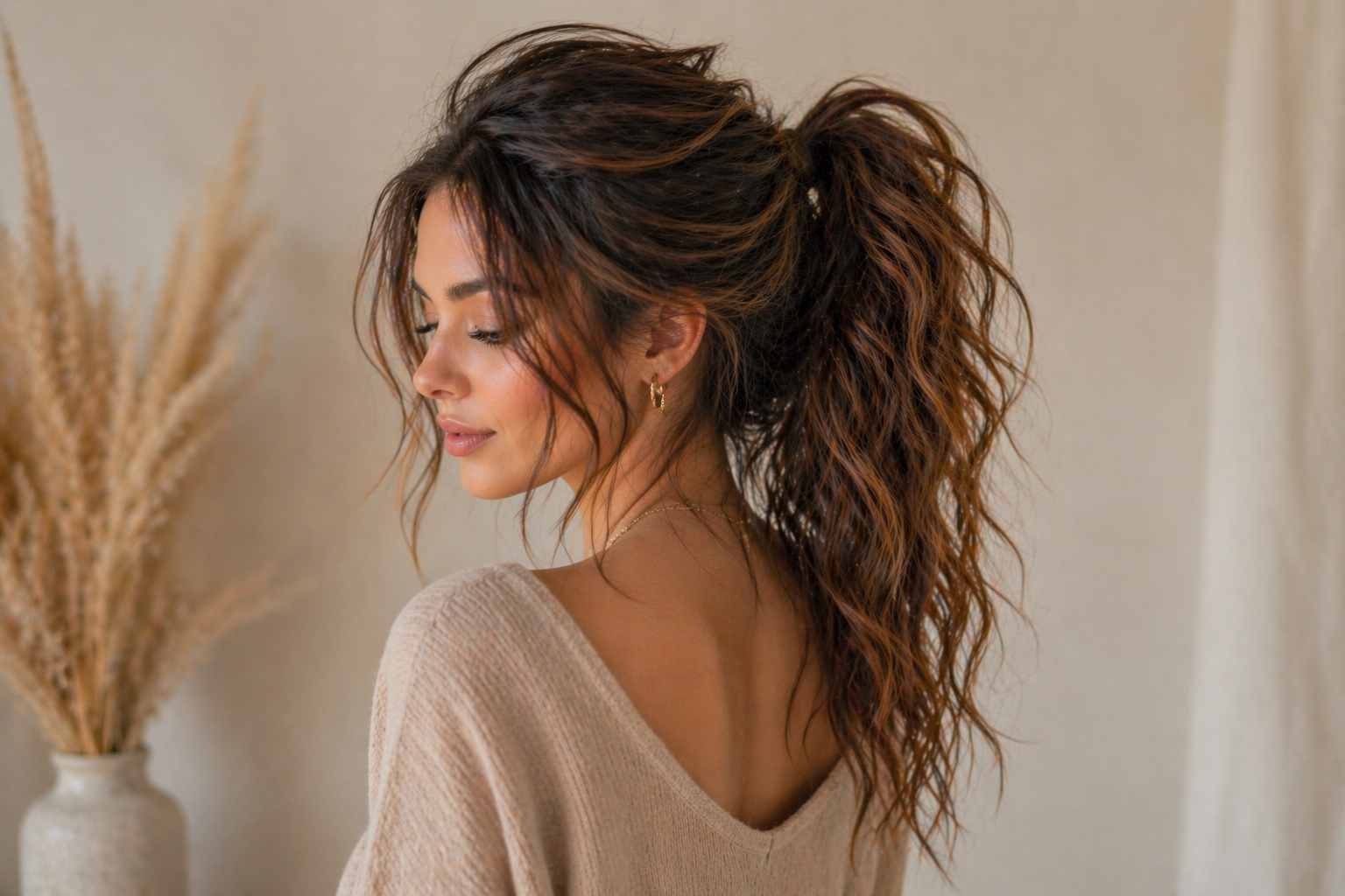 Messy Ponytail