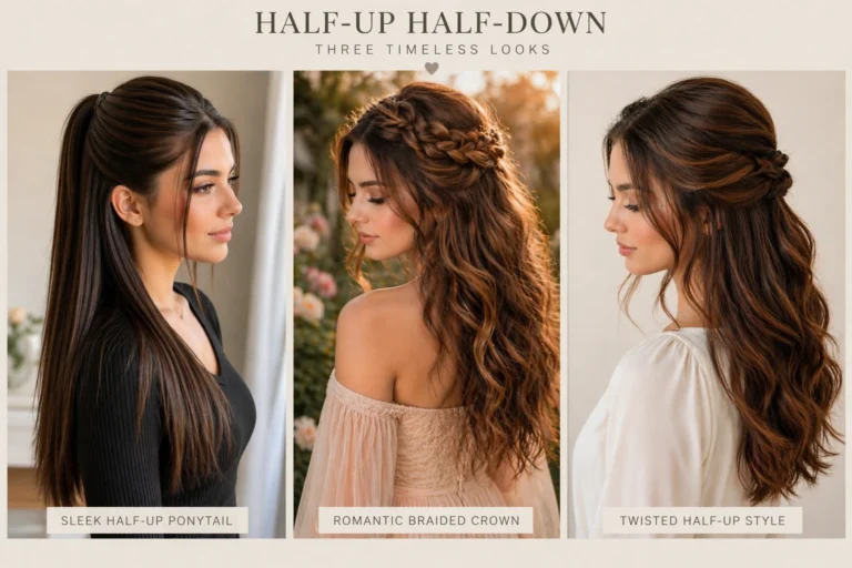 Half-Up Half-Down Hairstyles