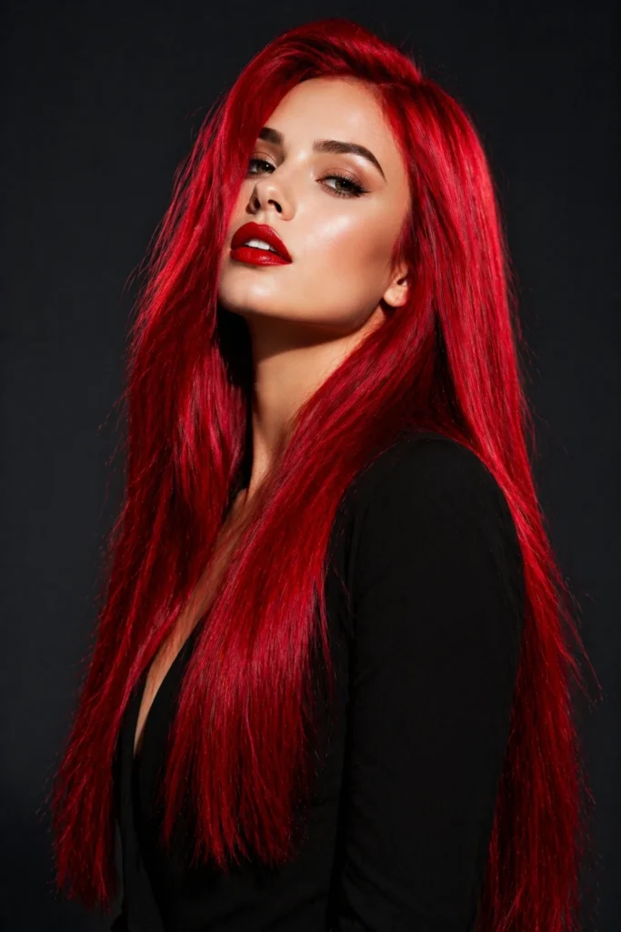 Cherry Red Hair