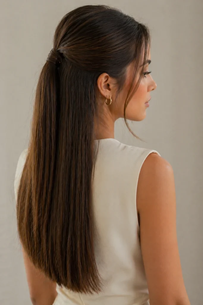 Half-Up Half-Down Hair