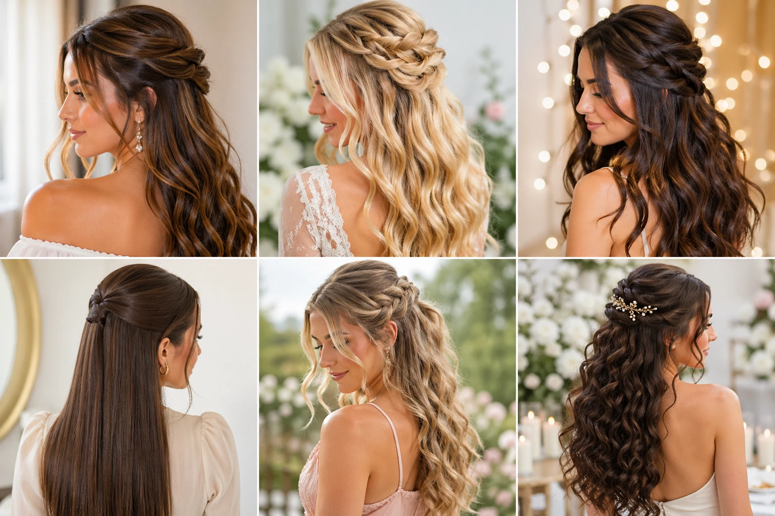 Half-Up Half-Down Hair
