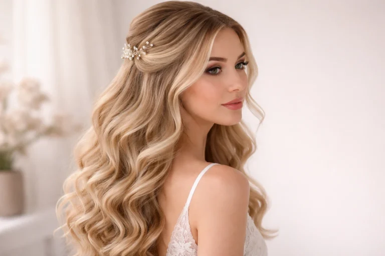 Half Up Half Down Curls