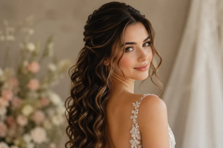 Half Up Half Down Curls