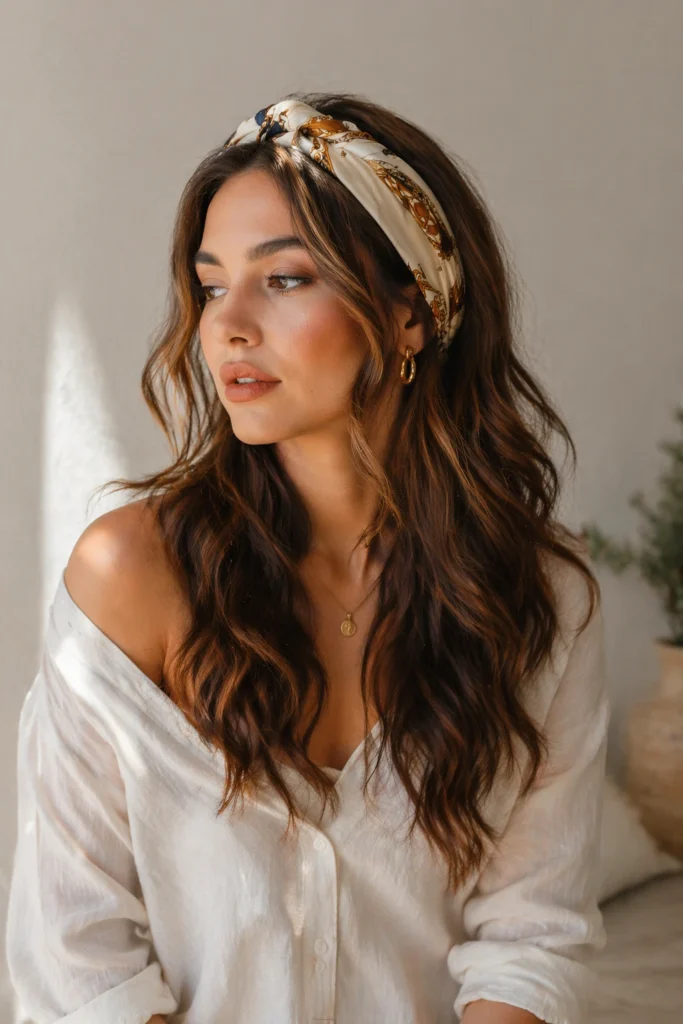 Silk Scarf Hair