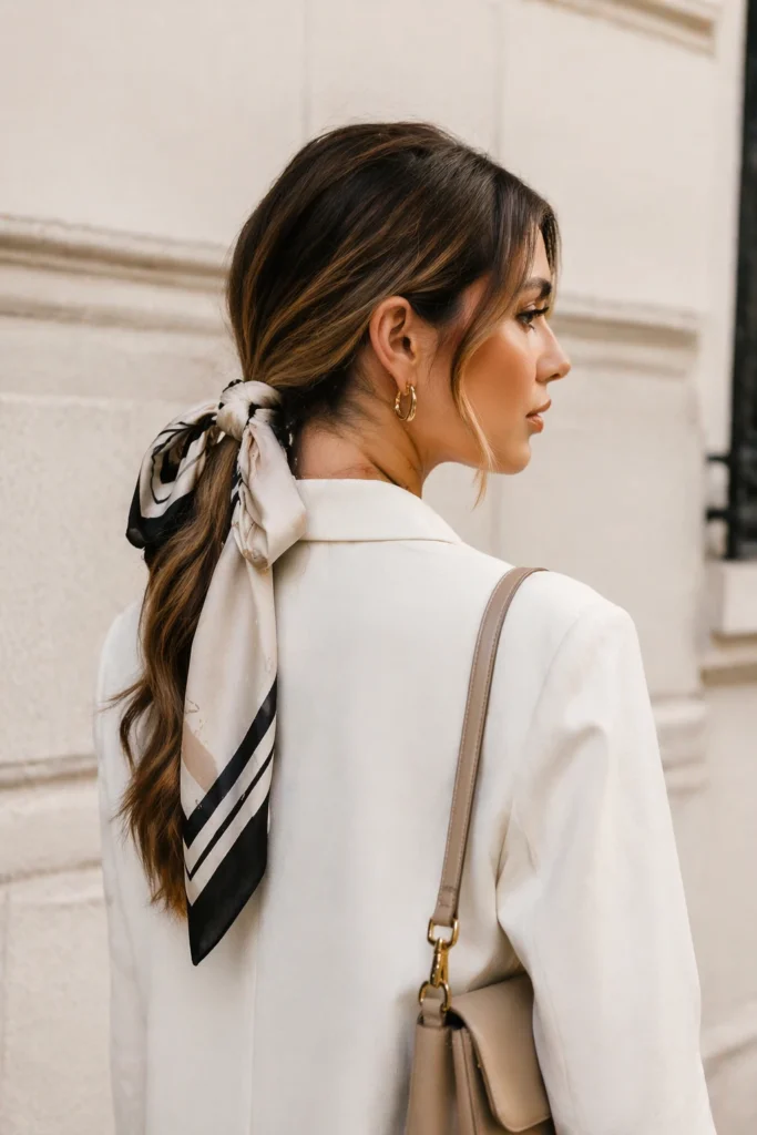 Silk Scarf Hair