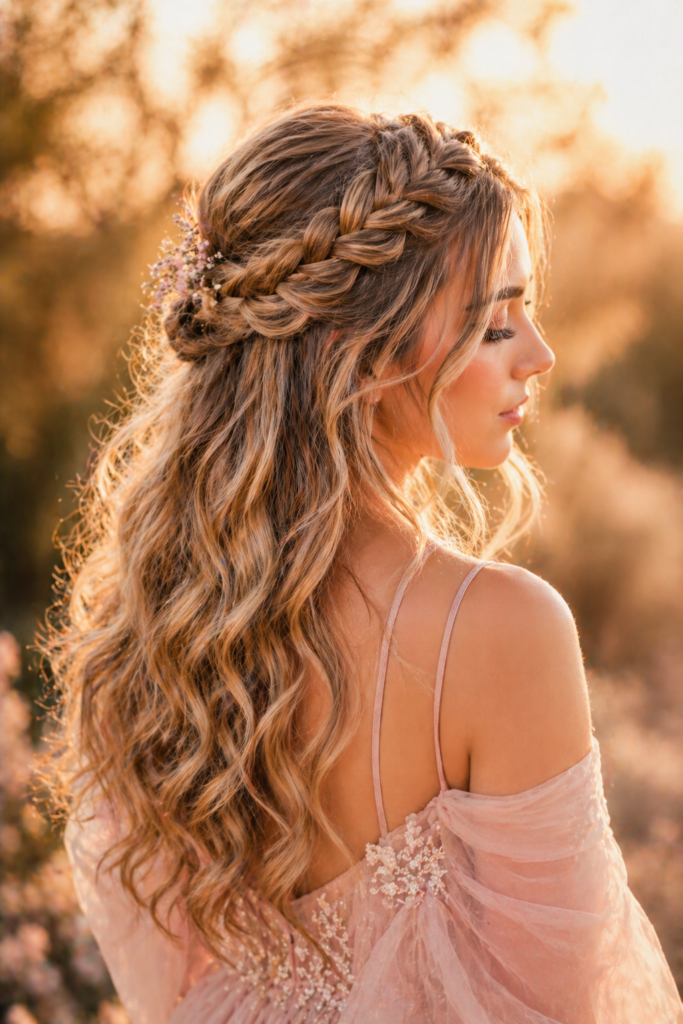 Half Up Half Down Prom Hairstyles