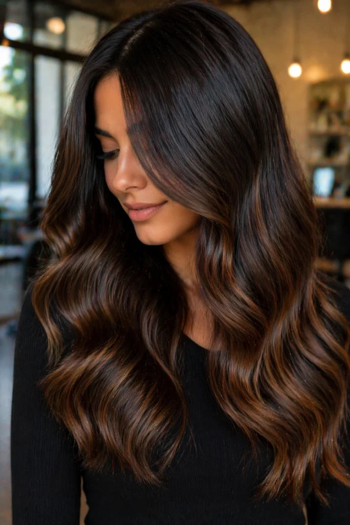 Dark Chocolate Brown Hair