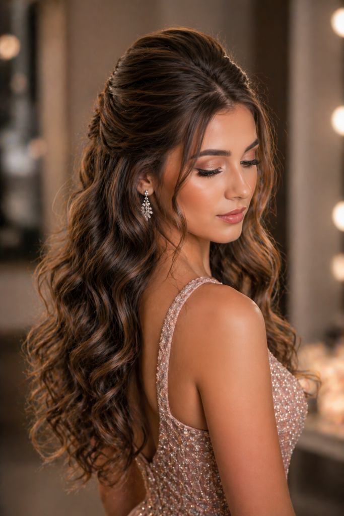 Half Up Half Down Prom Hairstyles