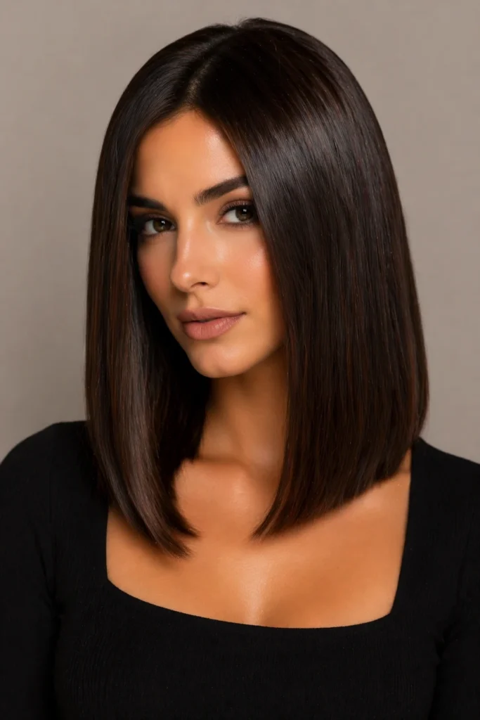 Dark Chocolate Brown Hair