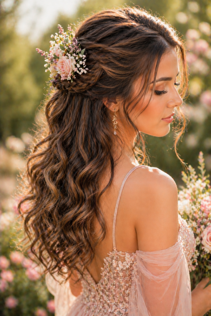 Half Up Half Down Prom Hairstyles