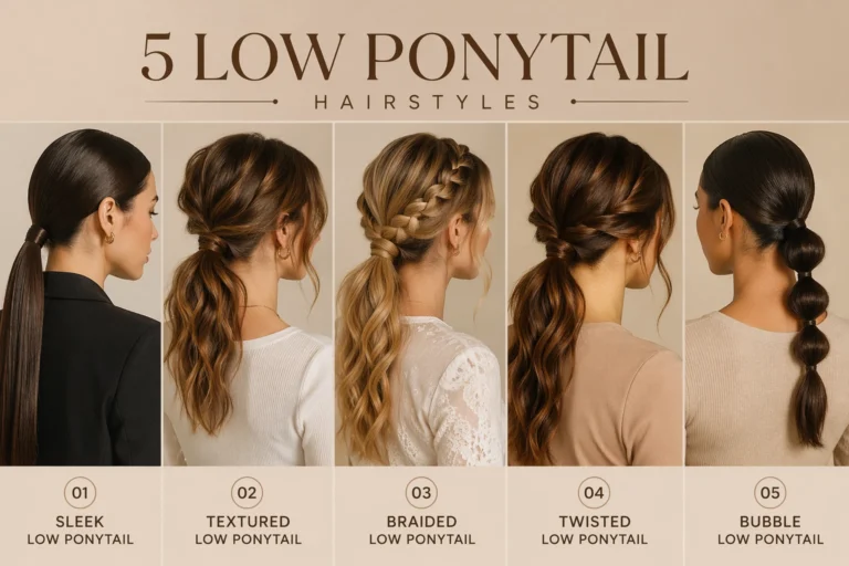 Low Ponytail Hairstyles