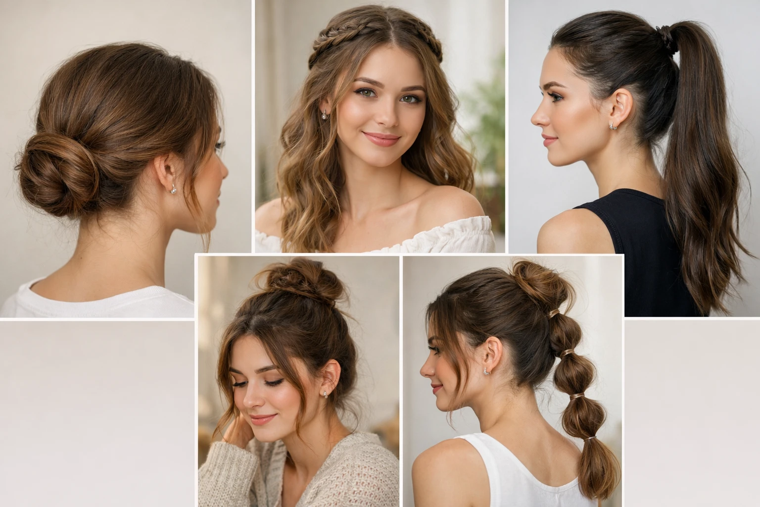 Cute and Easy Hairstyles