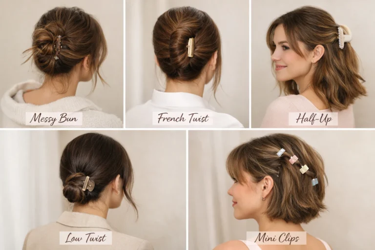 Cute Claw Clip Hairstyles
