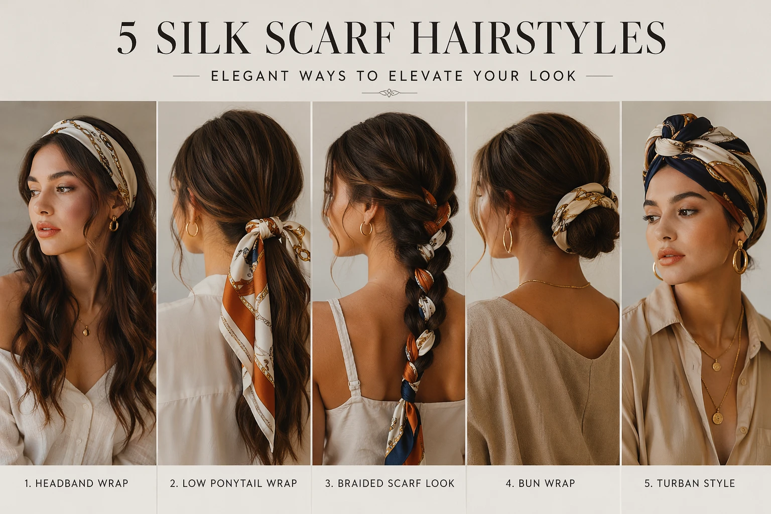 Silk Scarf Hair