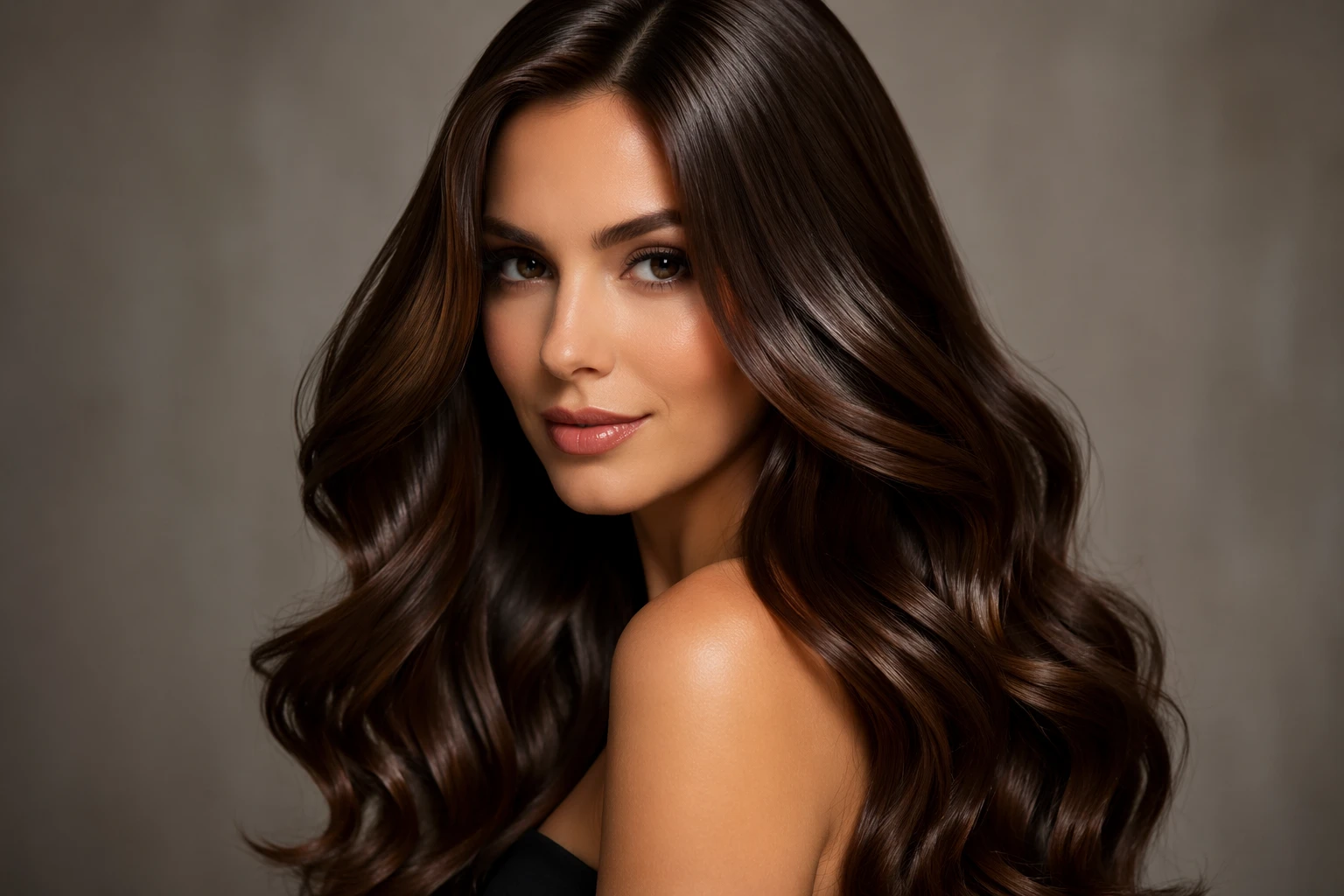 Dark Chocolate Brown Hair