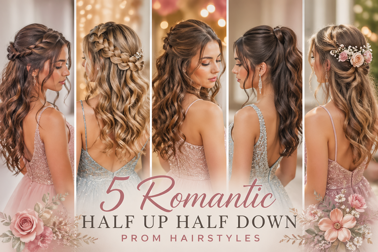 Half Up Half Down Prom Hairstyles