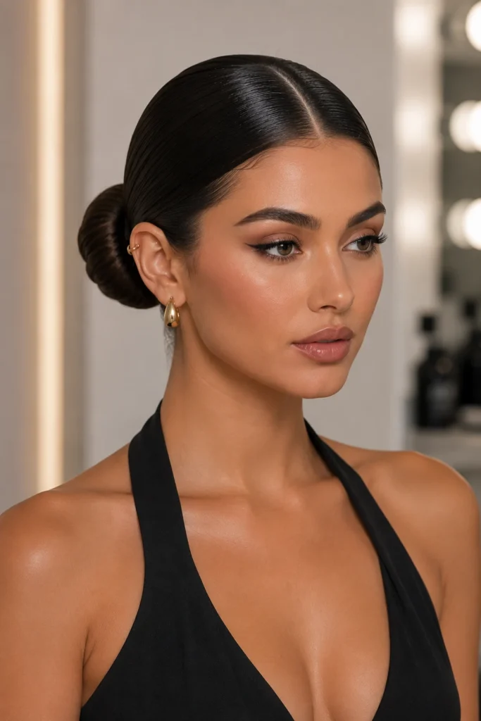 Slicked Front Hair Styles