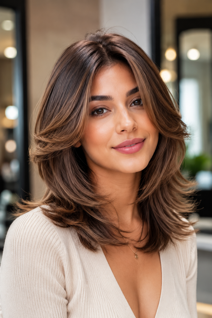 Medium Haircuts with Layers