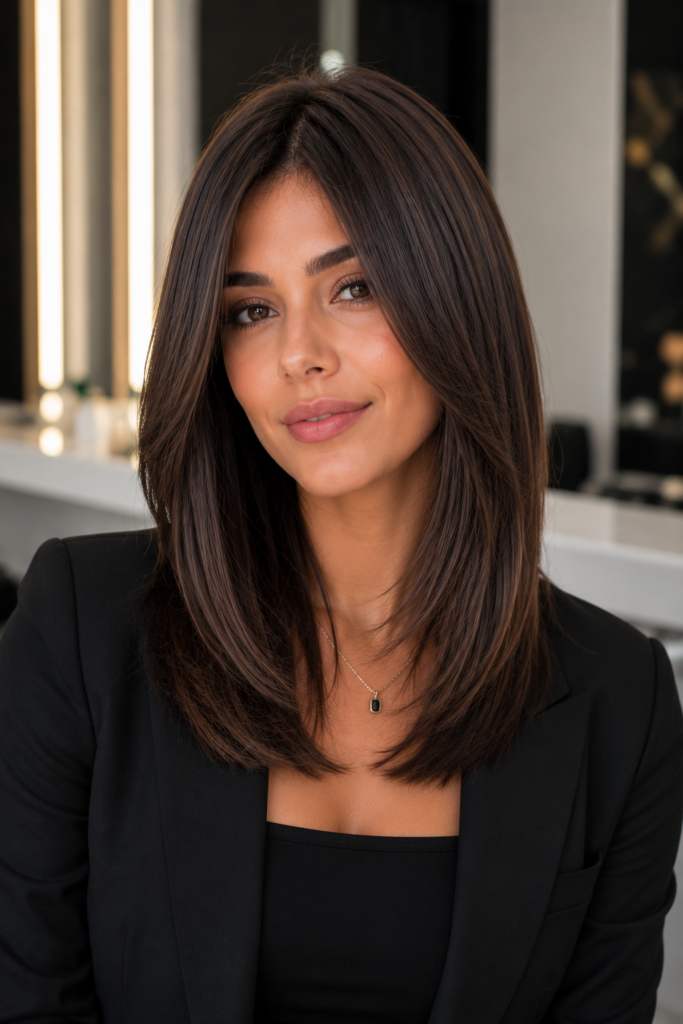 Medium Haircuts with Layers