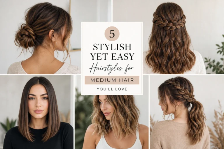 Easy Hairstyles for Medium Hair