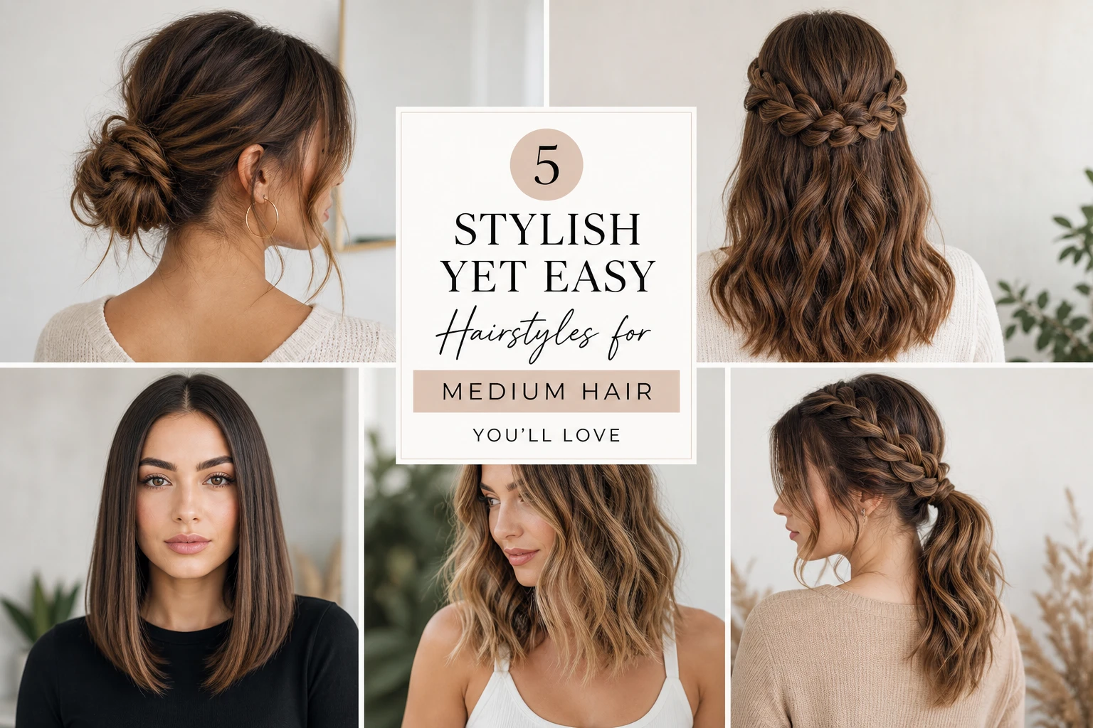Easy Hairstyles for Medium Hair
