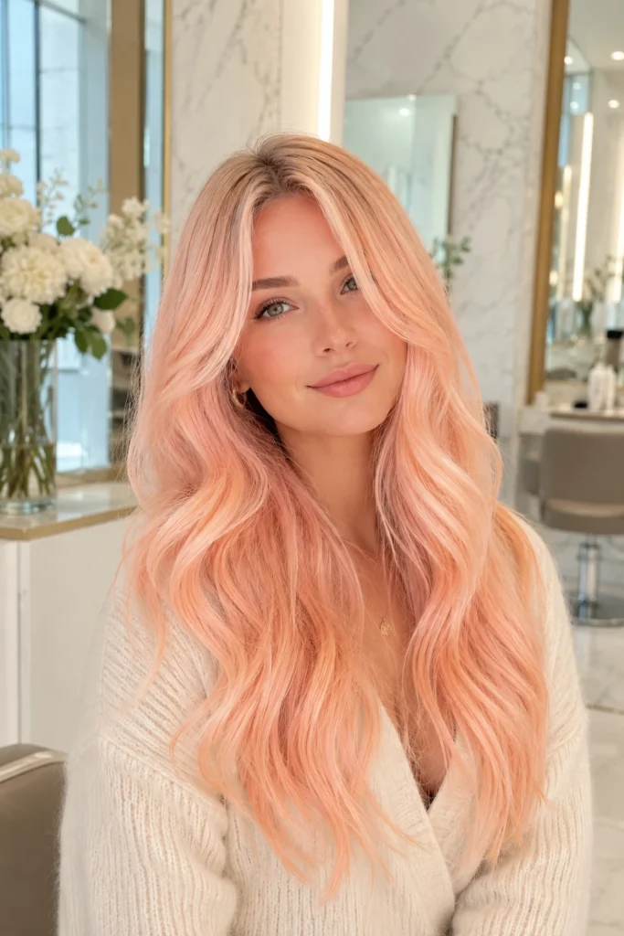 Peach Hair