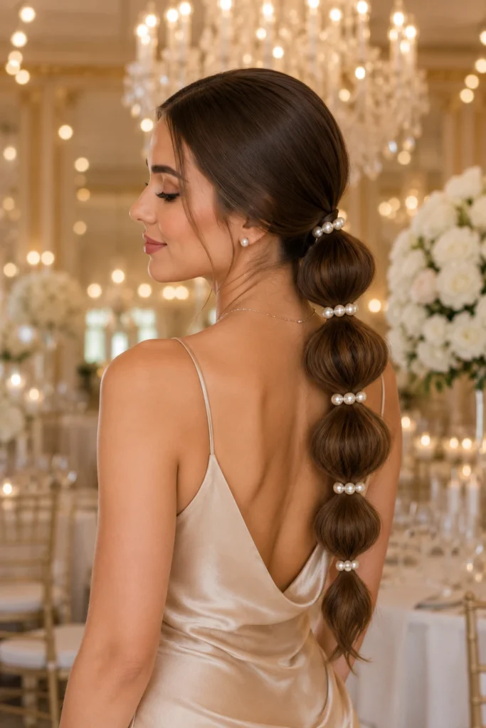 Bubble Braid Ponytail