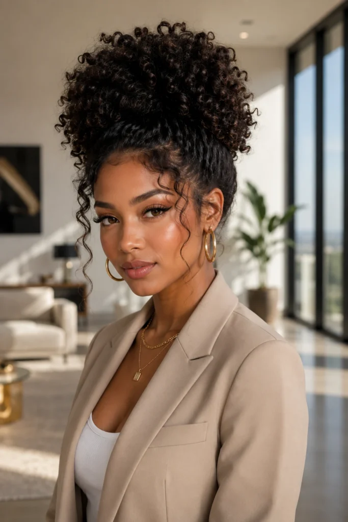 Updo Curly Hairstyles