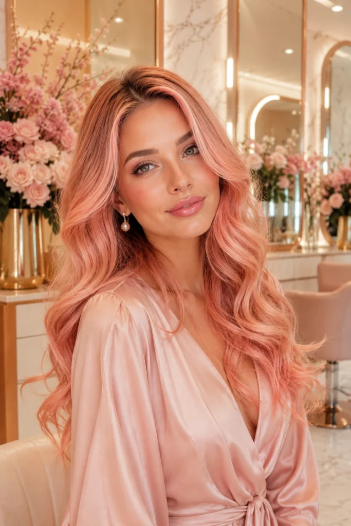 Peach Hair