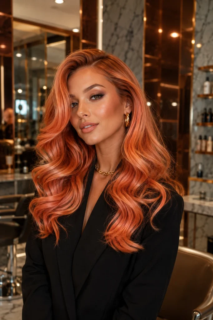 Peach Hair
