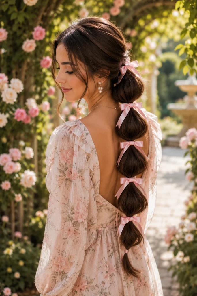 Bubble Braid Ponytail