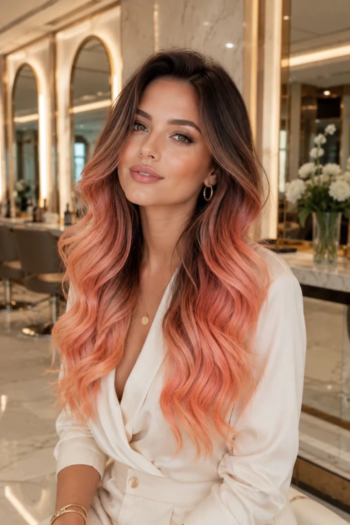 Peach Hair