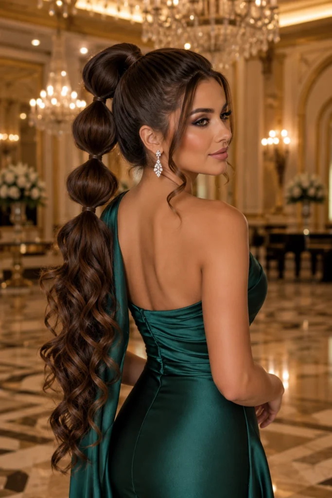 Bubble Braid Ponytail