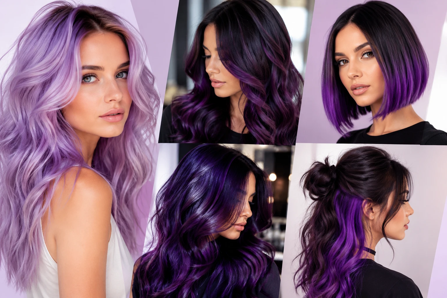 Purple Hairstyles