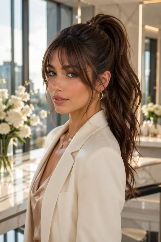 Ponytail with Bang