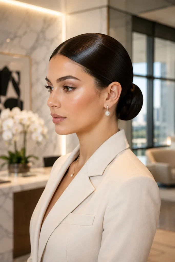 Slick Back Bun