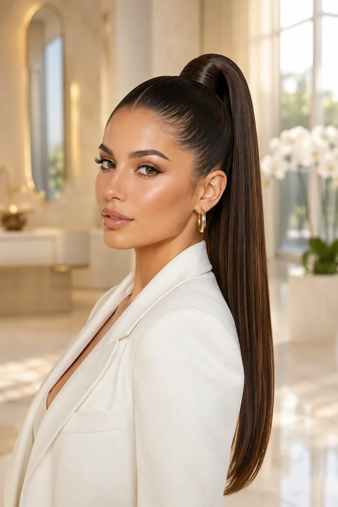 Sleek Ponytail