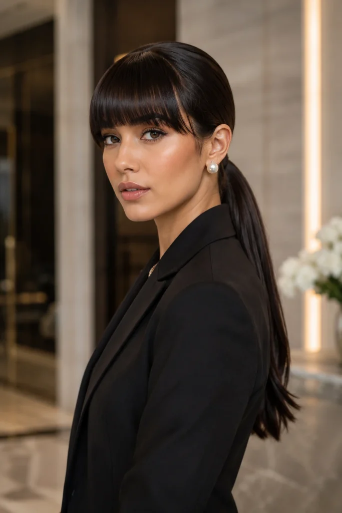 Ponytail with Bang