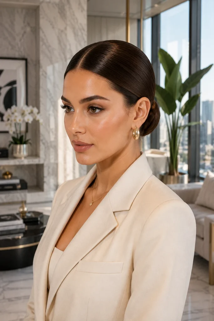 Slick Back Bun