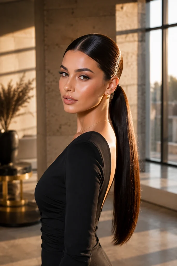 Sleek Ponytail