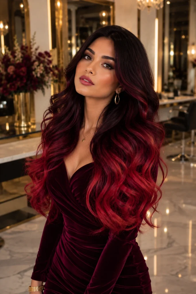 Burgundy Hair