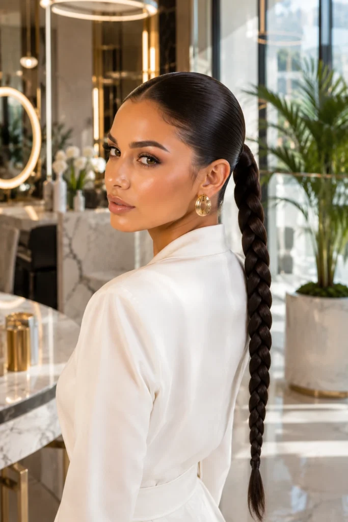 Sleek Ponytail