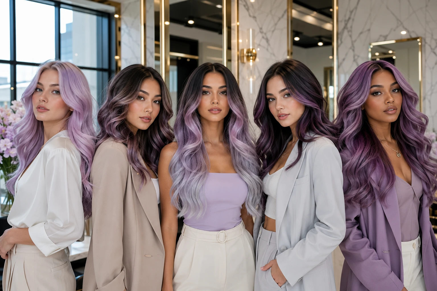 Lavender Hair