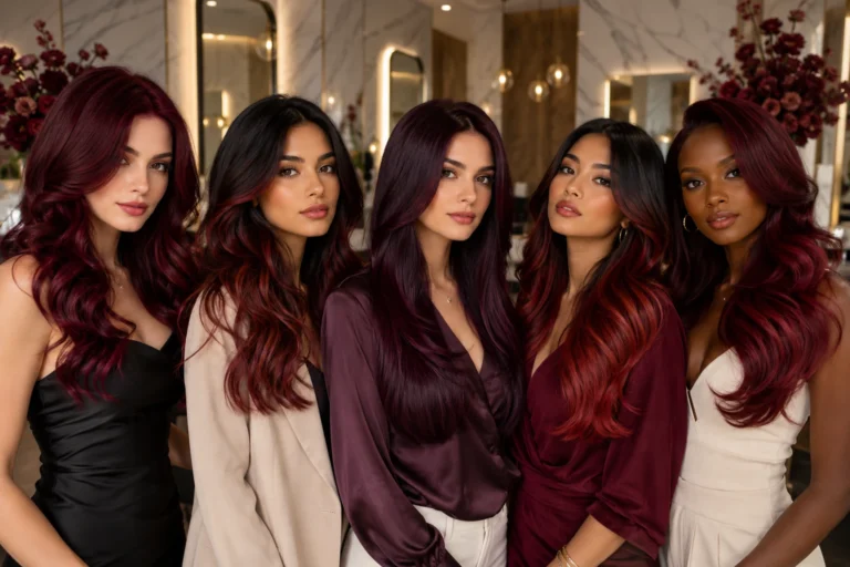 Burgundy Hair