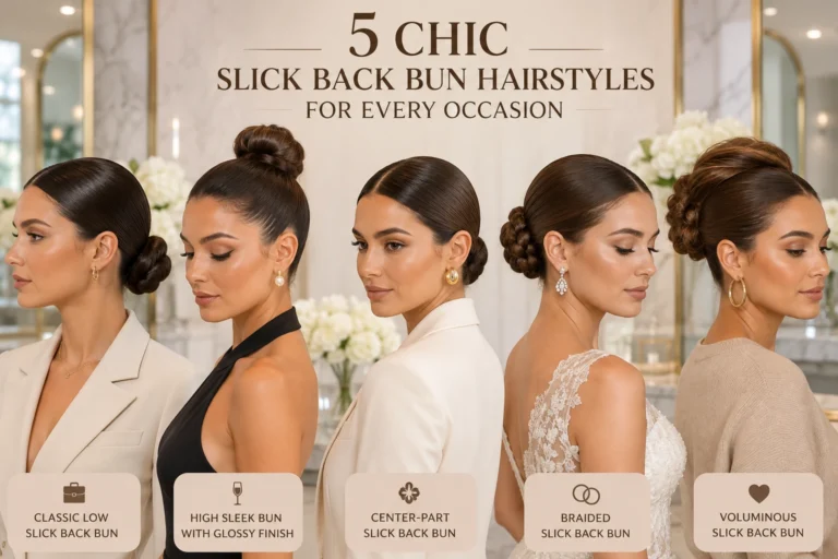 Slick Back Bun