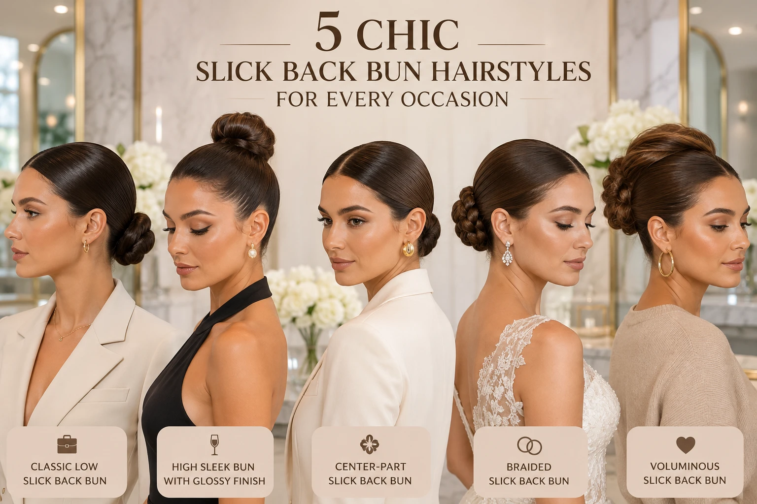 Slick Back Bun