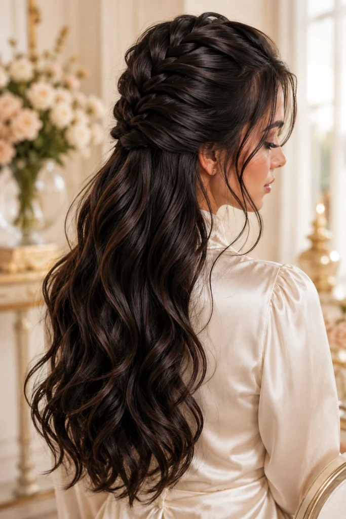 Half Braided Hairstyles