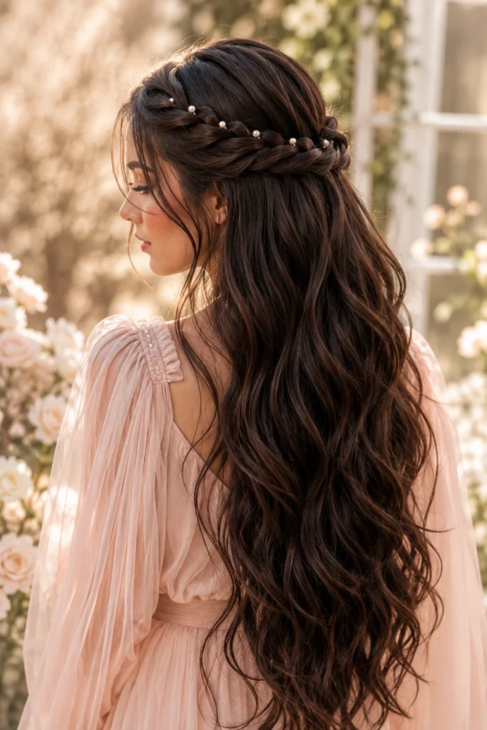 Half Braided Hairstyles