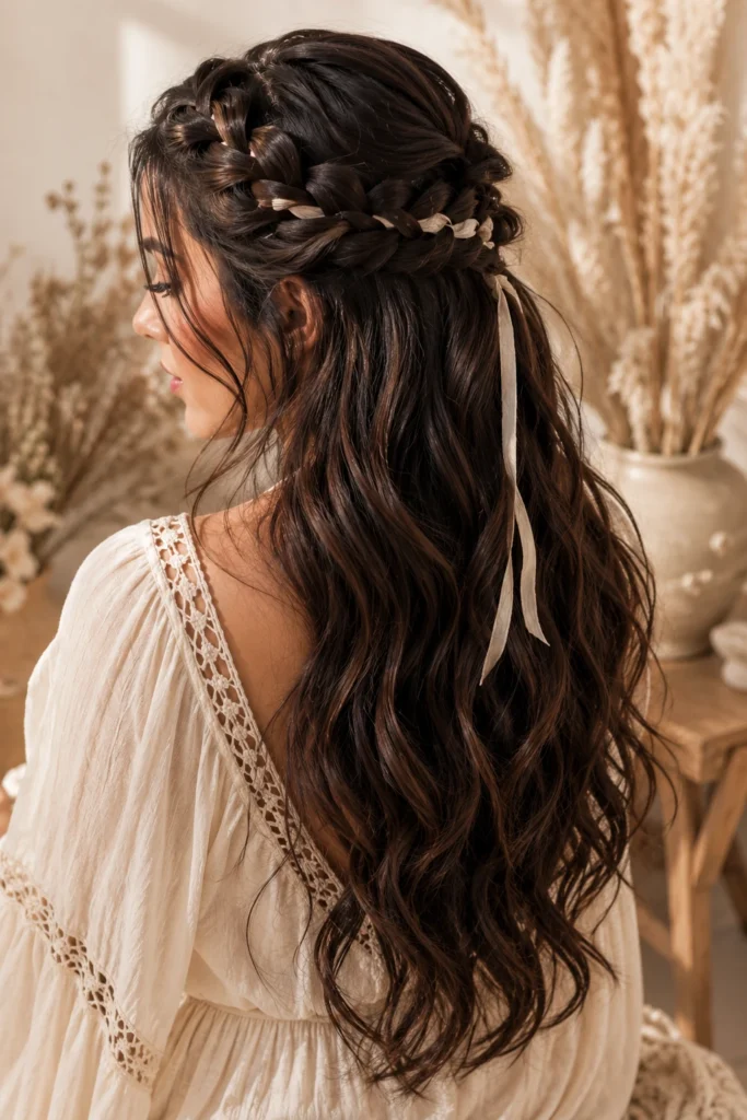 Half Braided Hairstyles