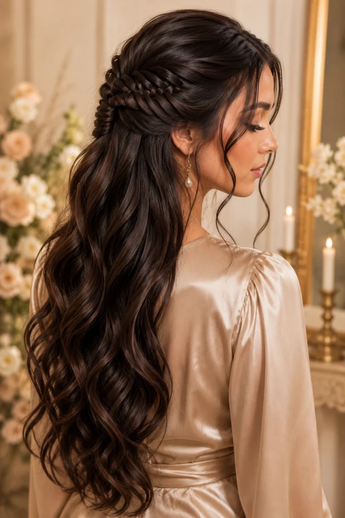 Half Braided Hairstyles